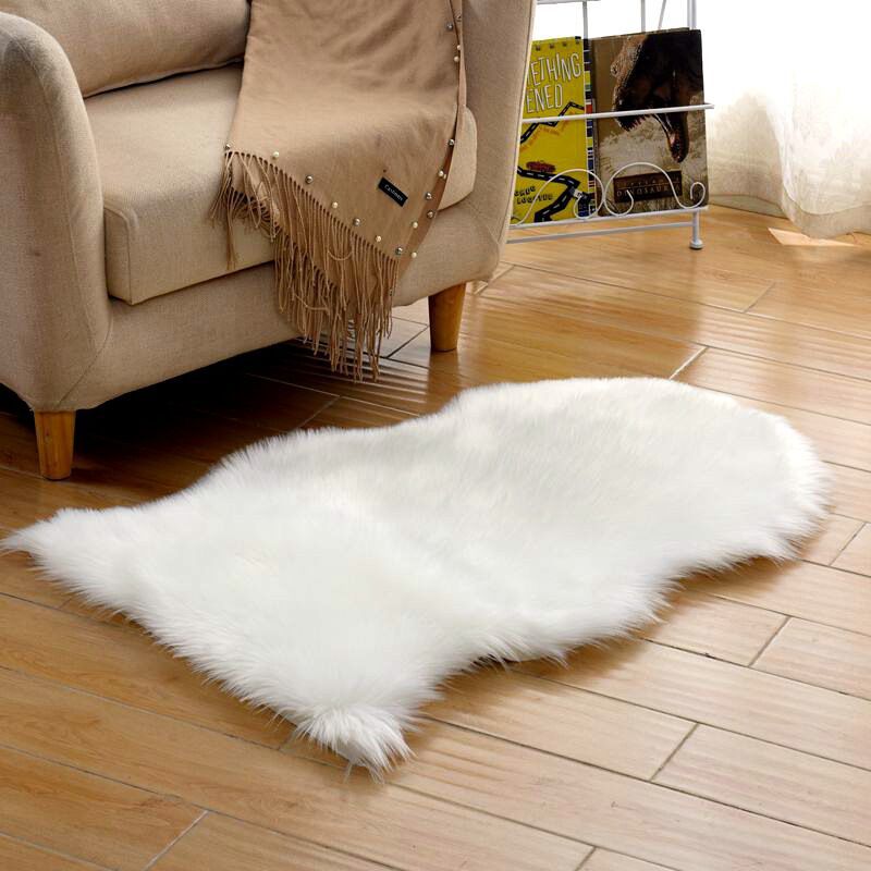 Faux fur rug