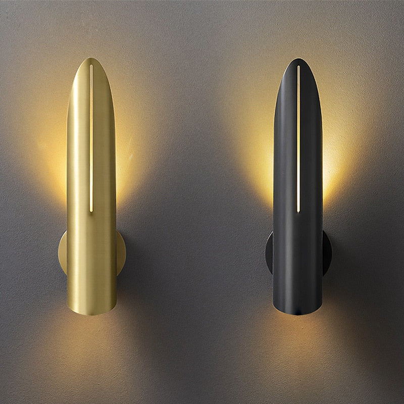 Small brass wall lights