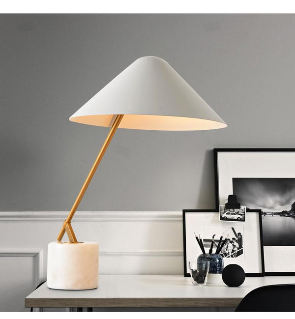 Swing arm table lamp