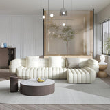 white color view of sofa