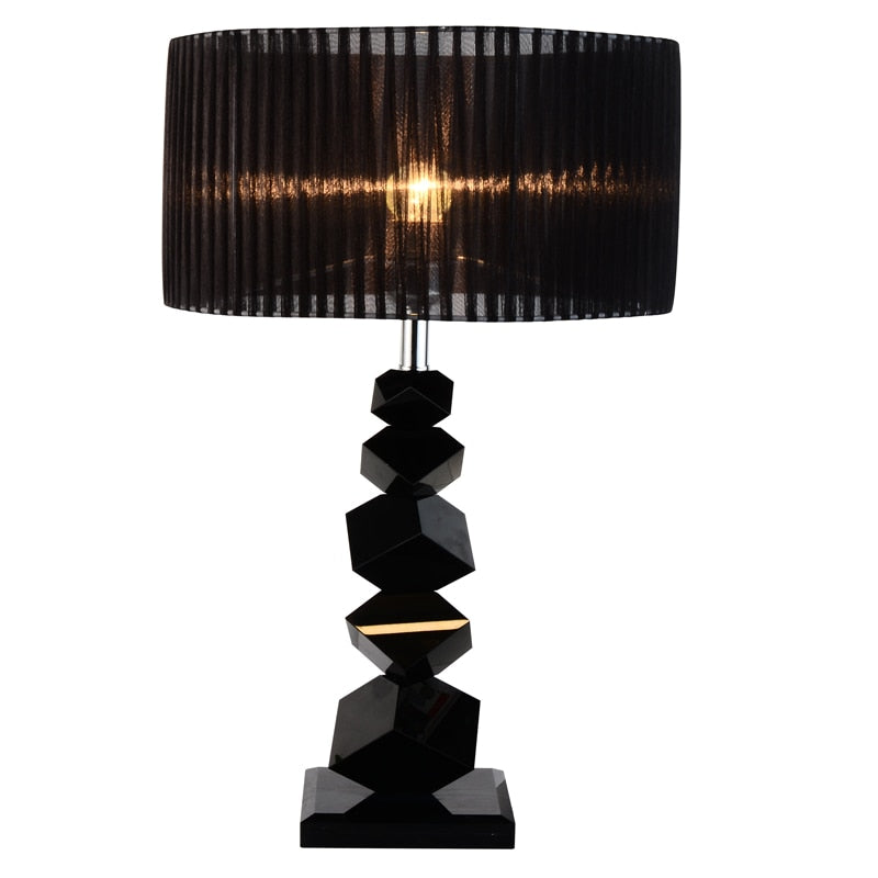 Modern black table lamp