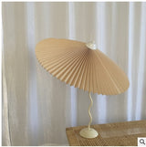 pleated table lamp