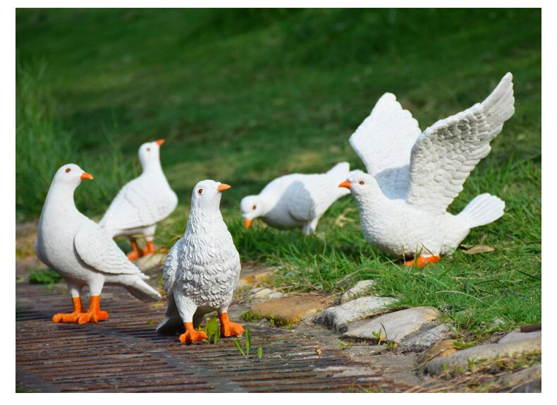 bird figurines for garden 