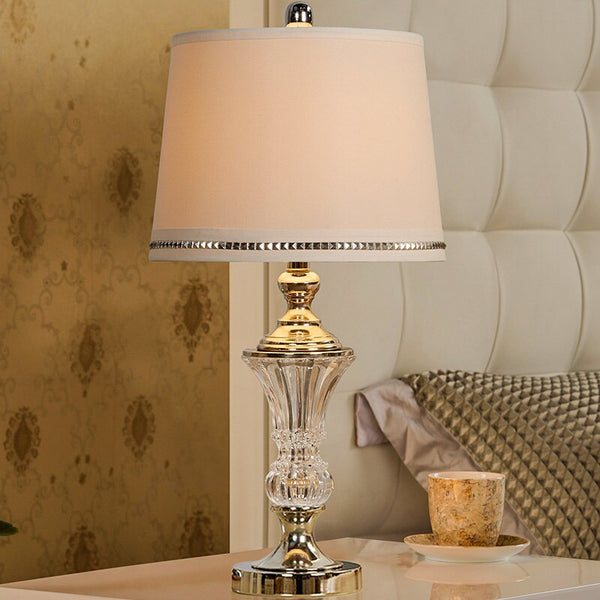 gold crystal table lamp