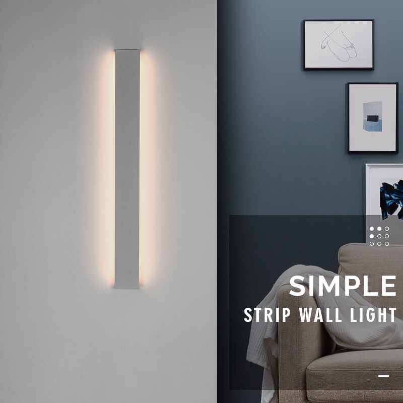 Linear wall lamp