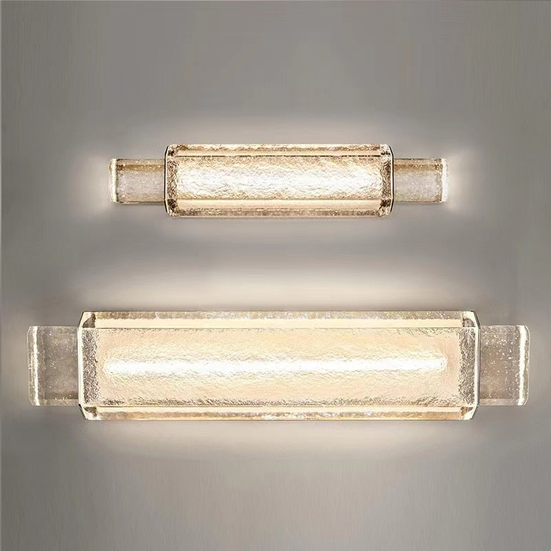 Crystal wall sconce lighting