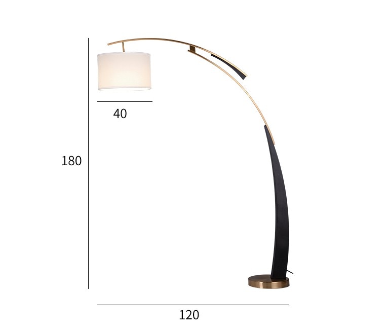 living room arc floor lamp