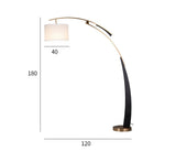 living room arc floor lamp