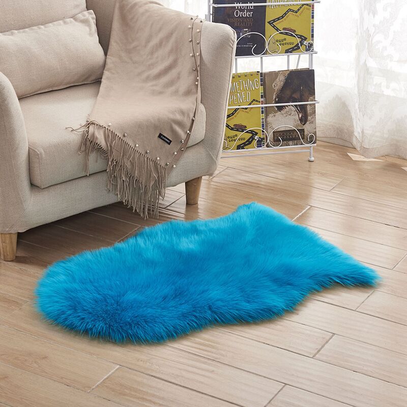 Faux fur rug