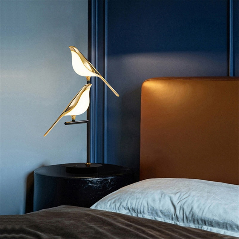 bedside view of lamp