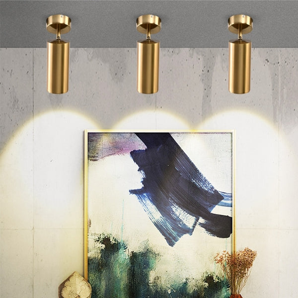 Brass wall lamp