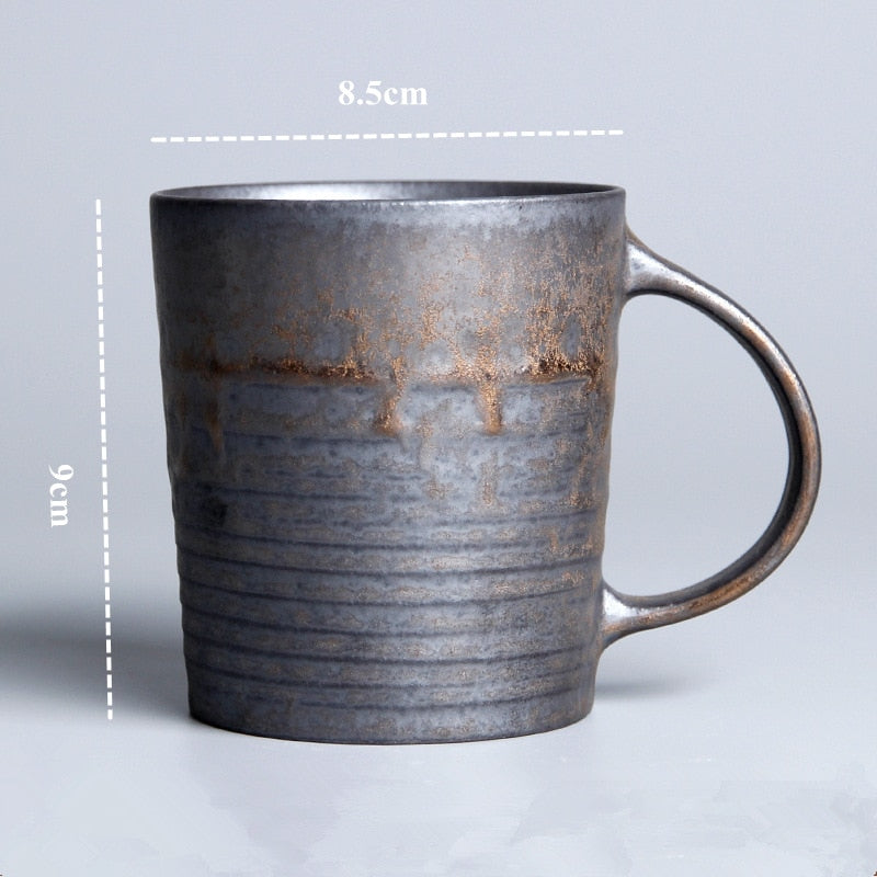 gray mug for coffee