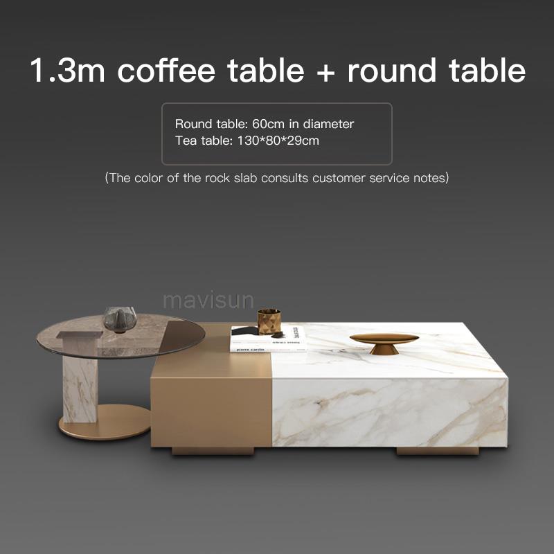 coffee table plus round table