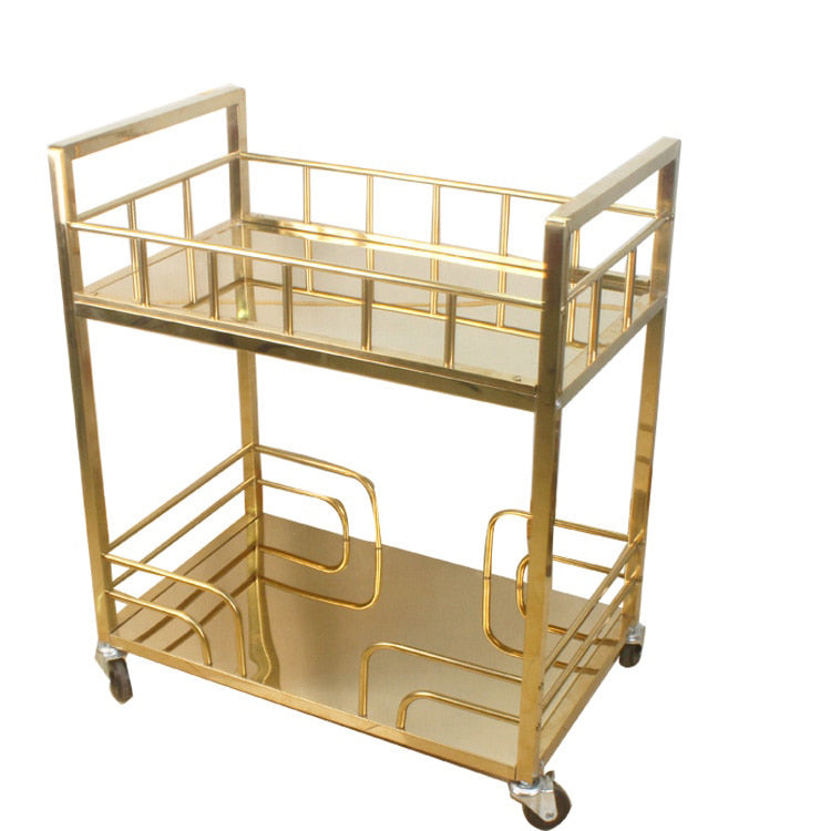 Serving Tray Cart with Wheels