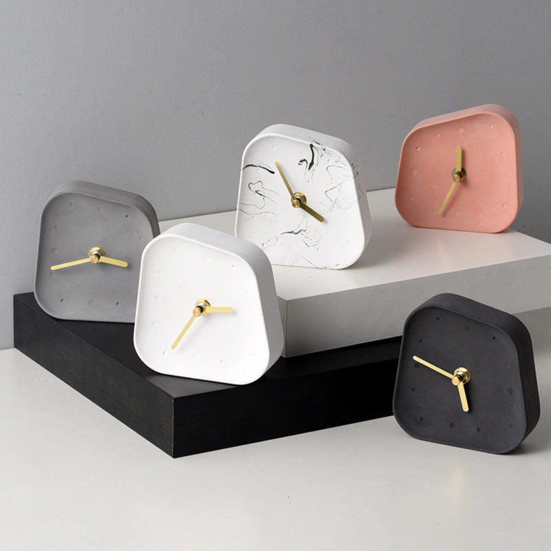 Nordic Style Cement Clock