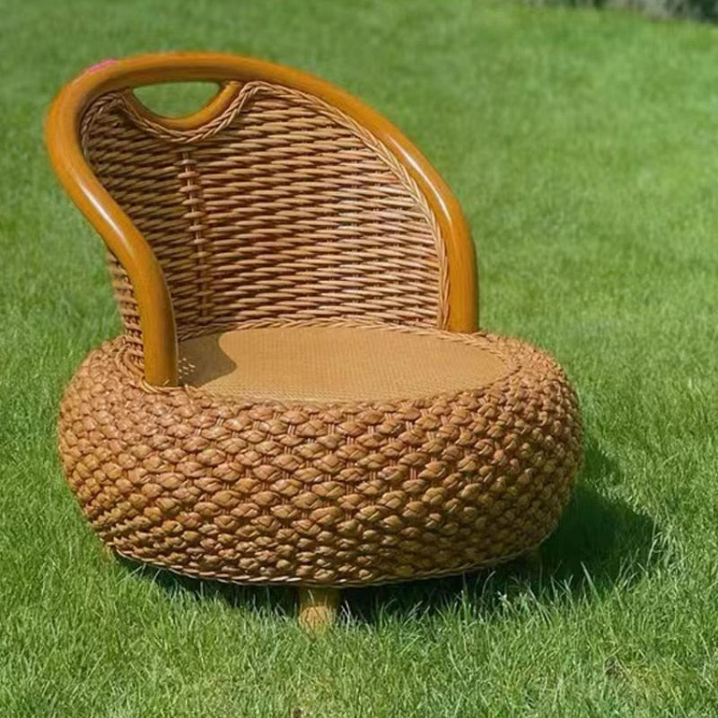 rattan swivel chair