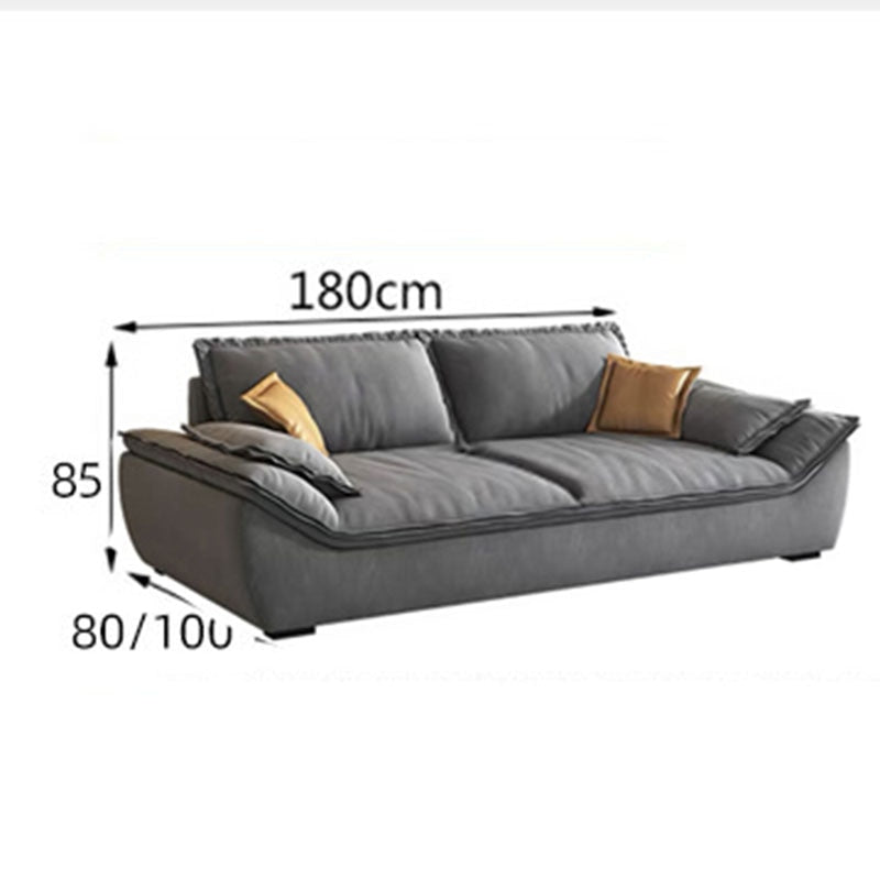 size view of sofa