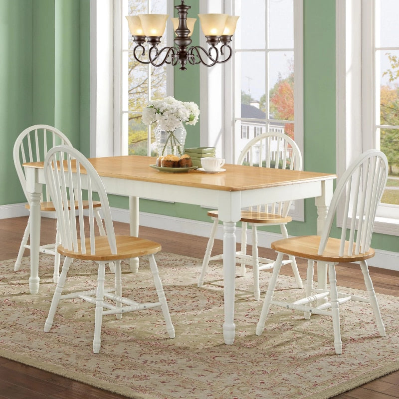 farmhouse table and chairs