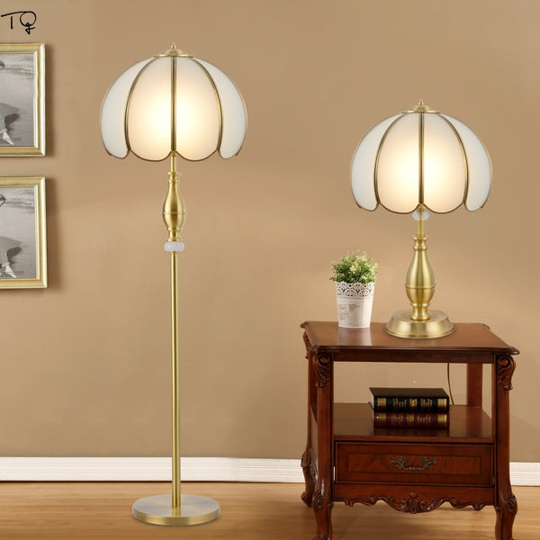 Table and floor lamps