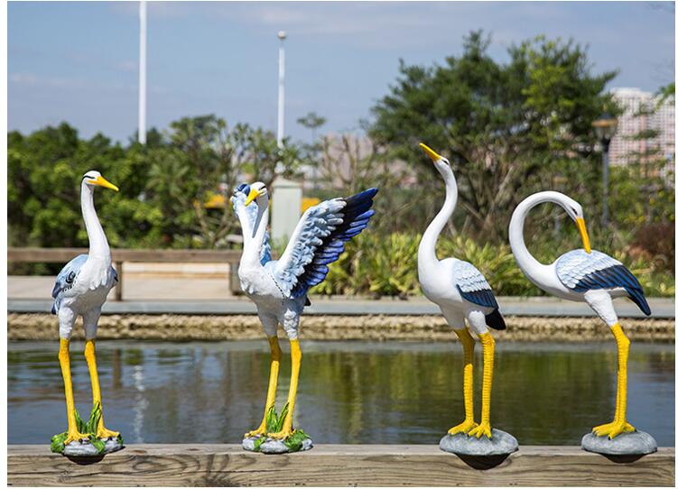 blue and white birds