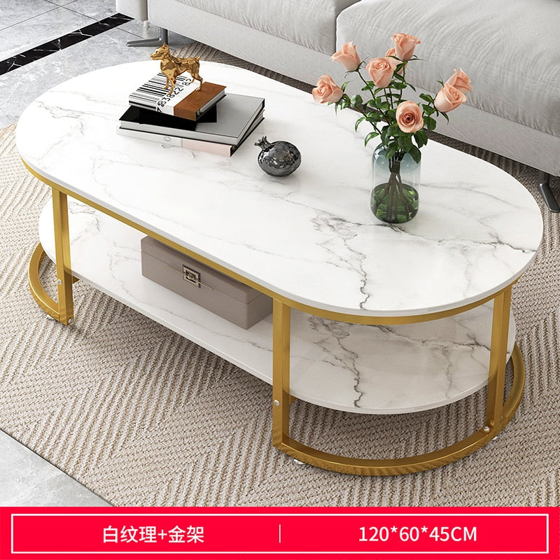 large oval coffee table