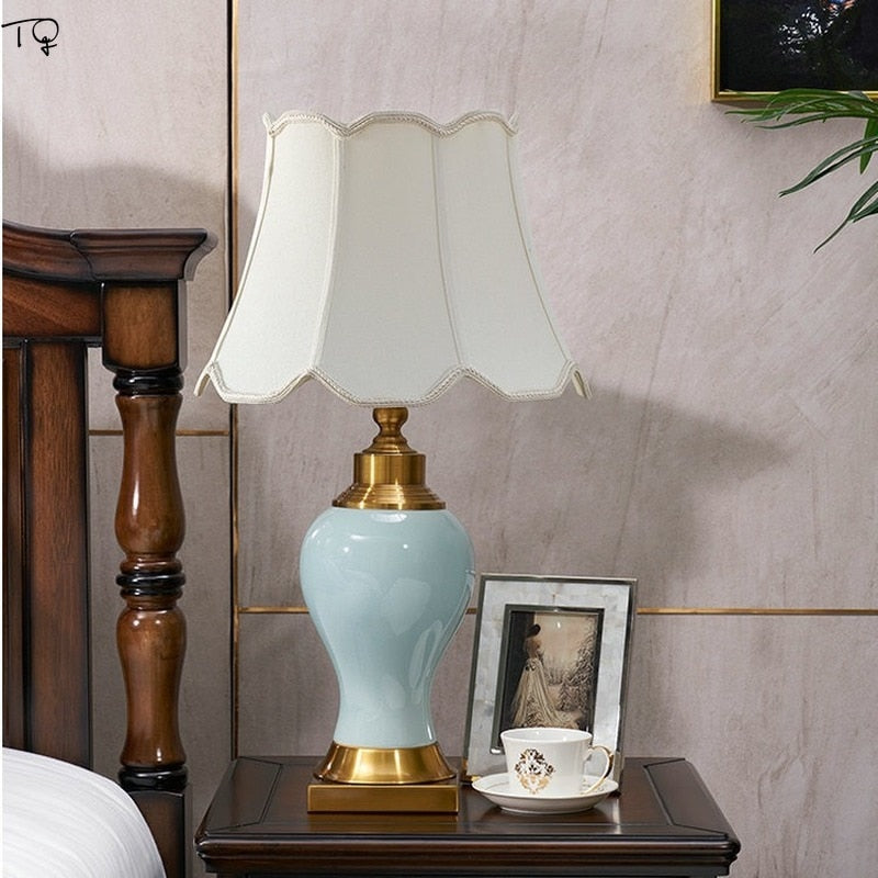 Ceramic lamps for living room