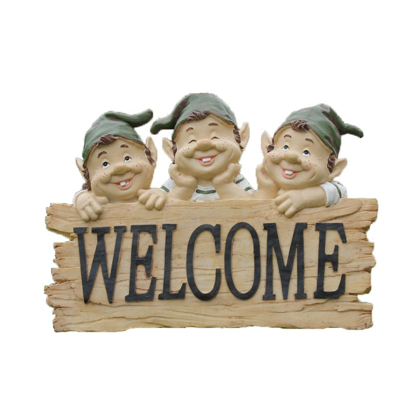 welcome group sculpture