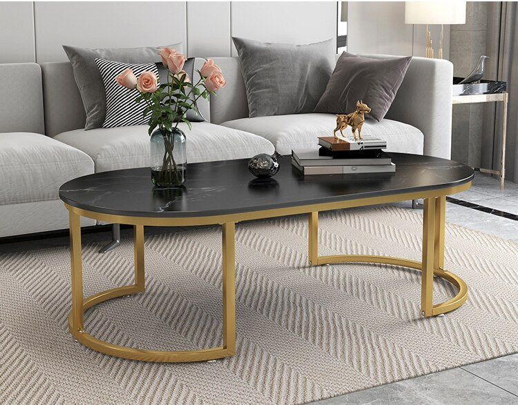 large oval coffee table