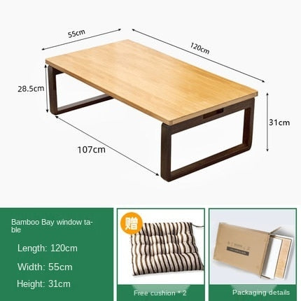 wooden folding table