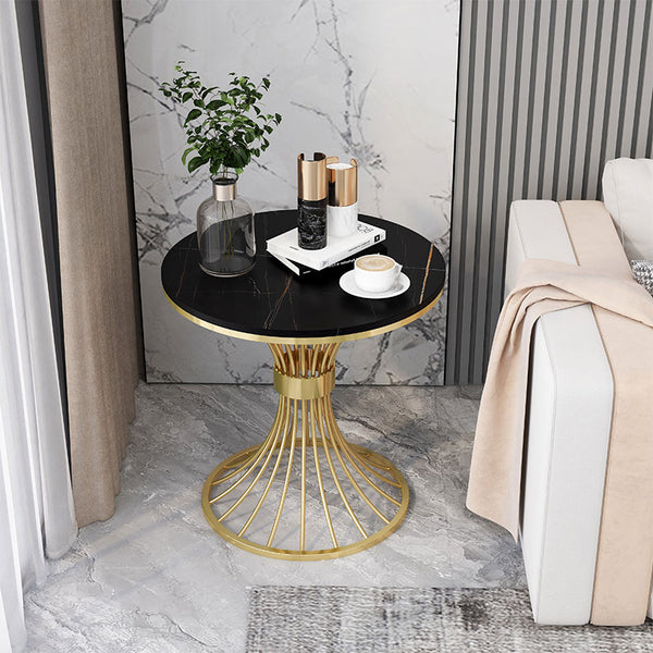 Marble Round Side Table