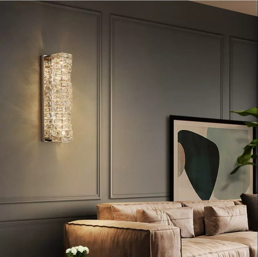 crystal wall lights for living room