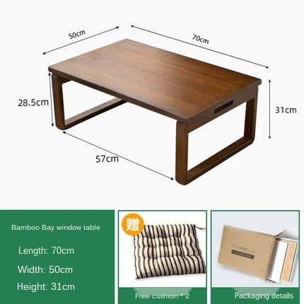 wooden folding table