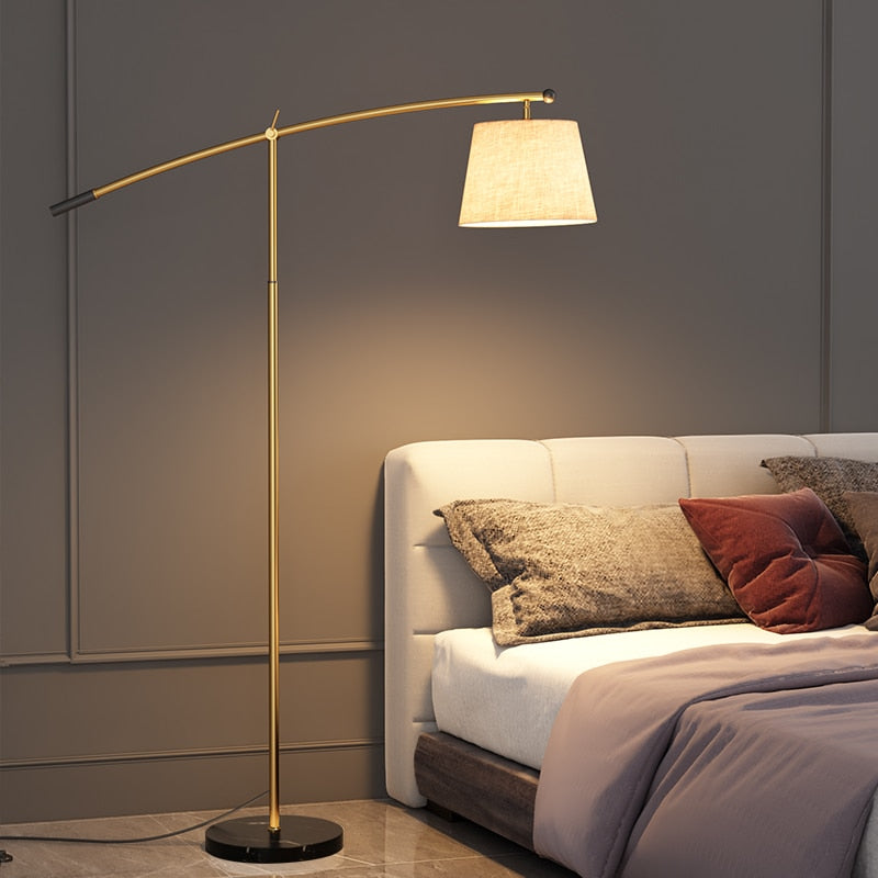 arc floor lamp living room