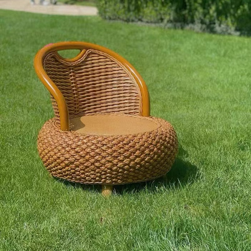 rattan swivel chair