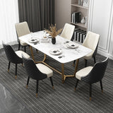 luxury dining table and chairs