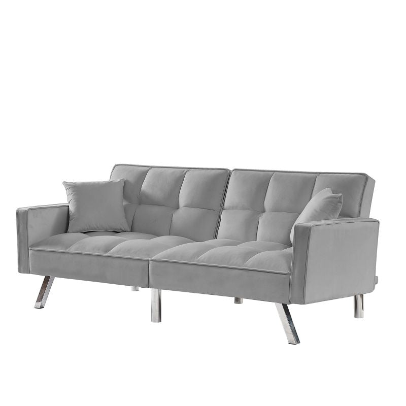 Velvet sleeper sofa