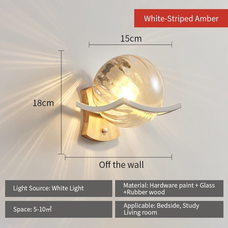 white striped amber