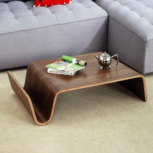 modern wood coffee table