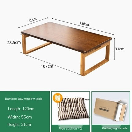 wooden folding table