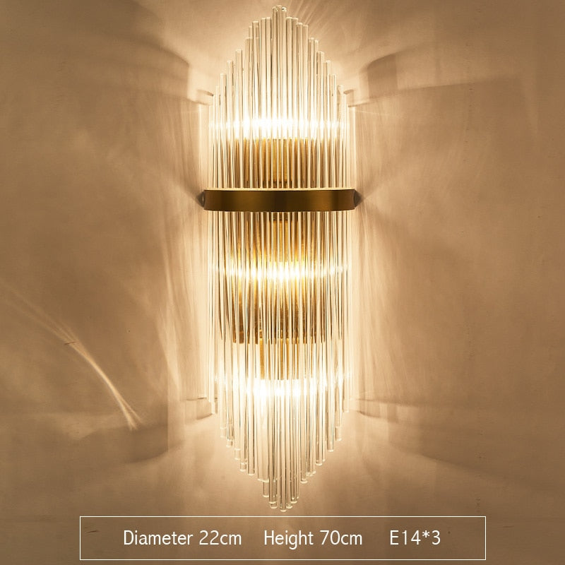 Art deco wall lamp