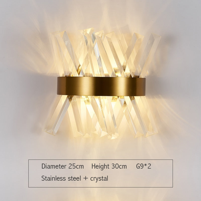 crystal wall lights for living room