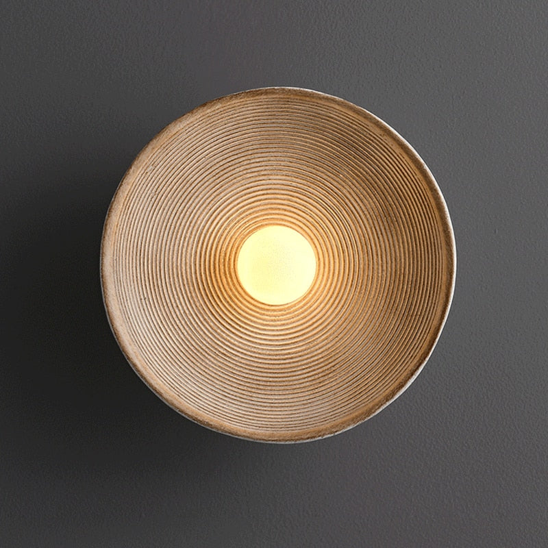 round sconce light