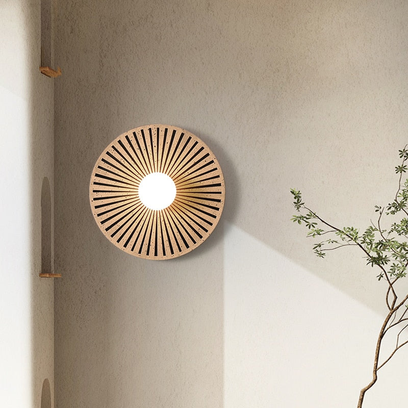 wall round light