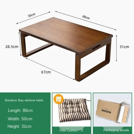 wooden folding table