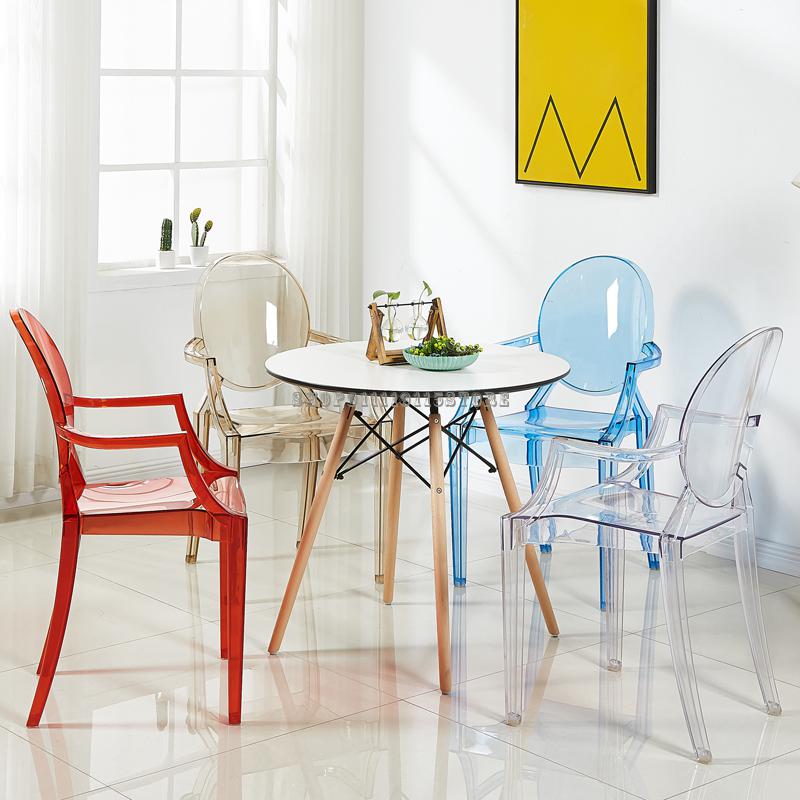 Acrylic dining chairs