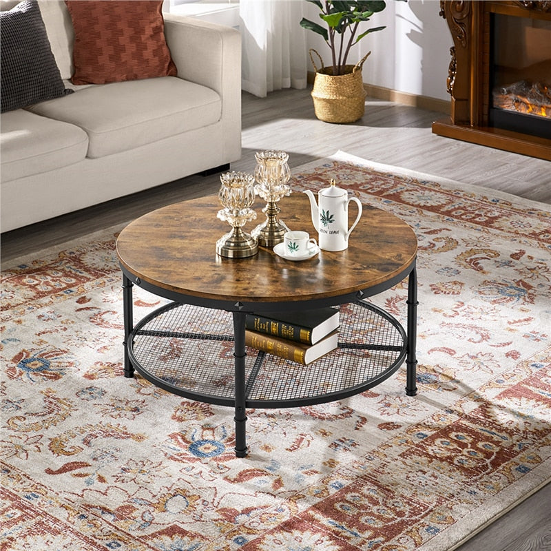 Pottery Barn Round Coffee Table