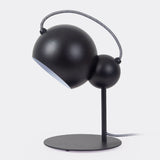 black color view of lamp