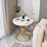 Marble Round Side Table