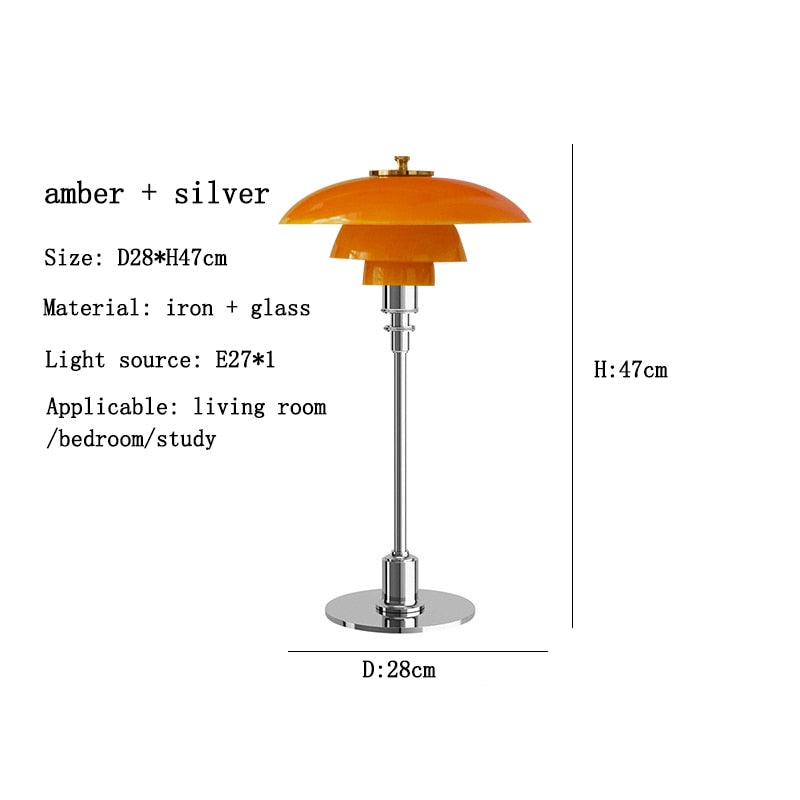 amber plus silver color