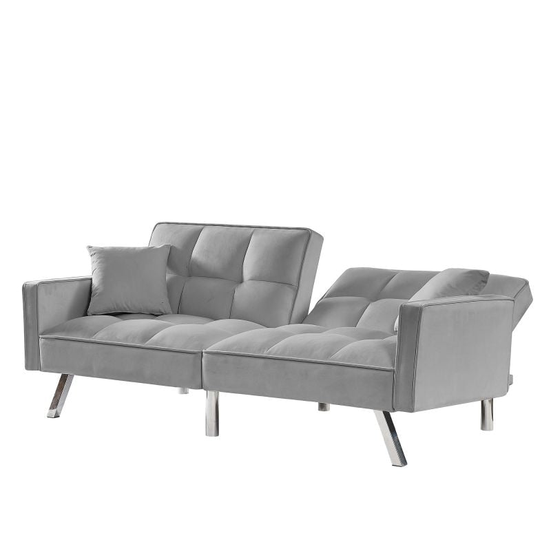 Velvet sleeper sofa